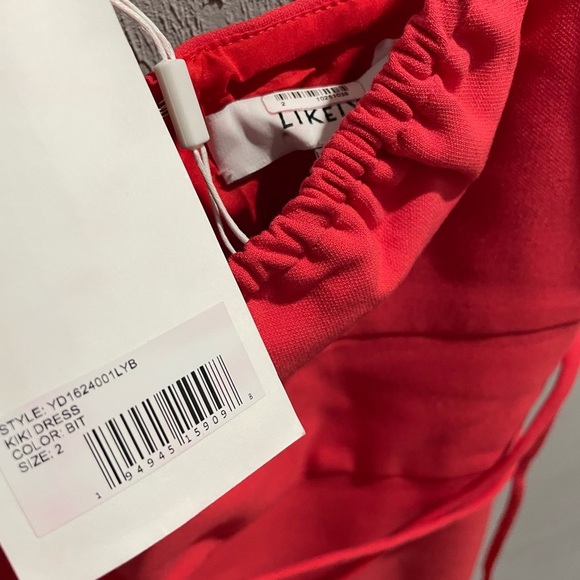 Likely Kiki Dress in Color Bittersweet (coral-red). Size 2. NWT! - Picture 4 of 4